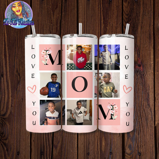 Love Mom Tumbler