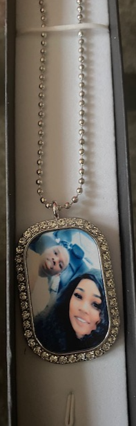 Bling Dog Tag Necklace