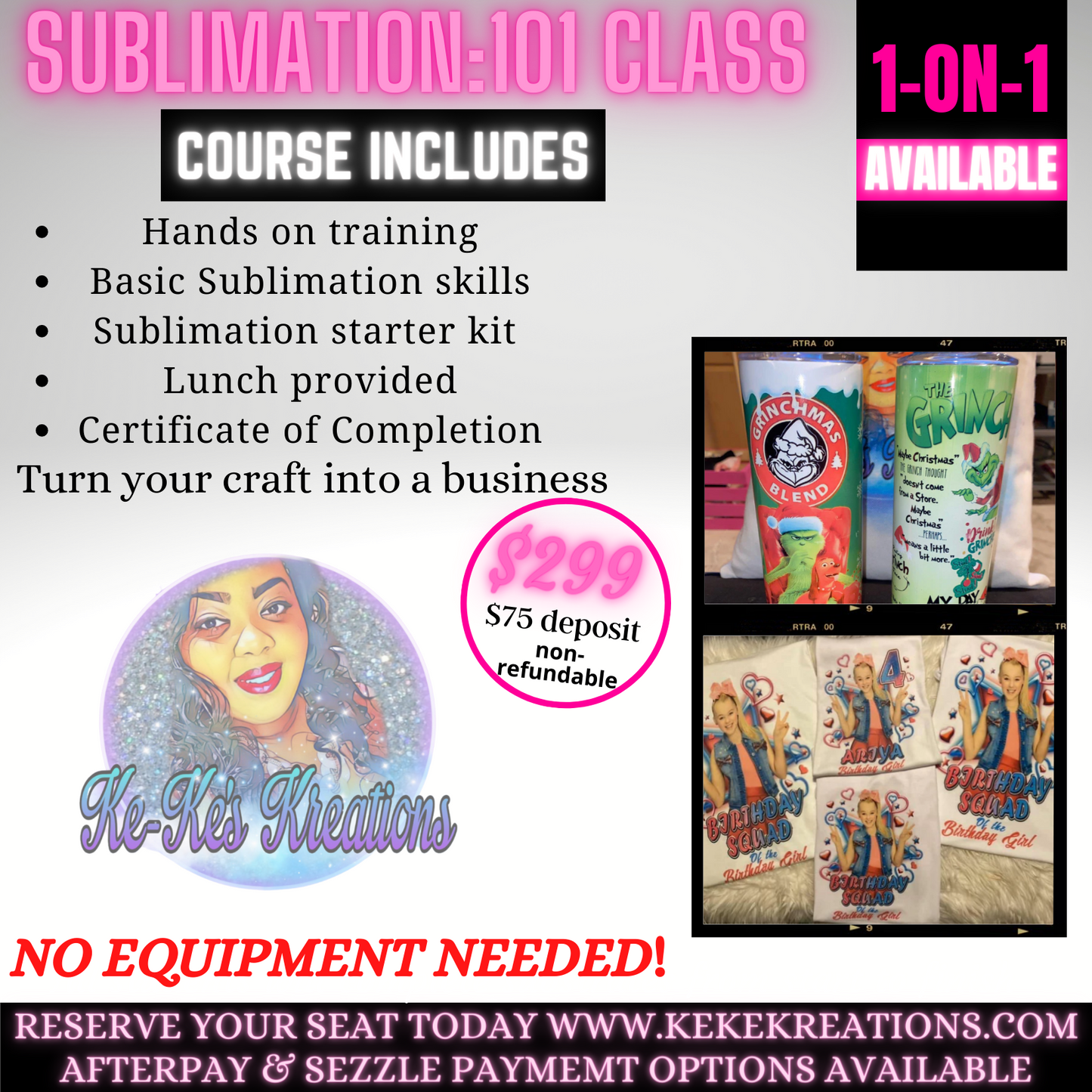 Sublimation 101 Course