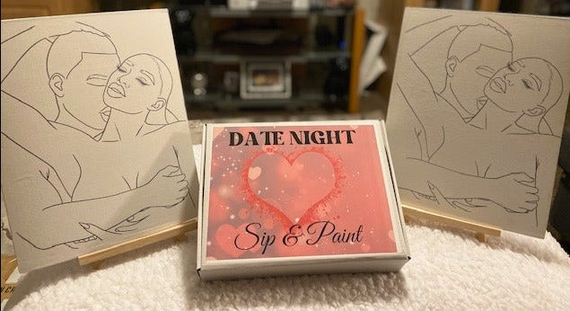 Sip and Paint Kit for Couples