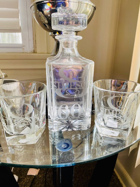 Glass Decanter Set