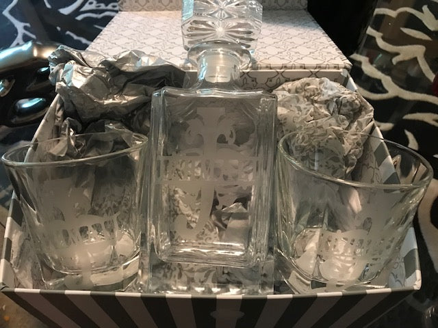 Glass Decanter Set