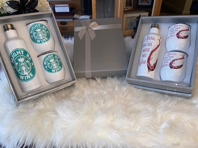 Stainless Steel Decanter Set