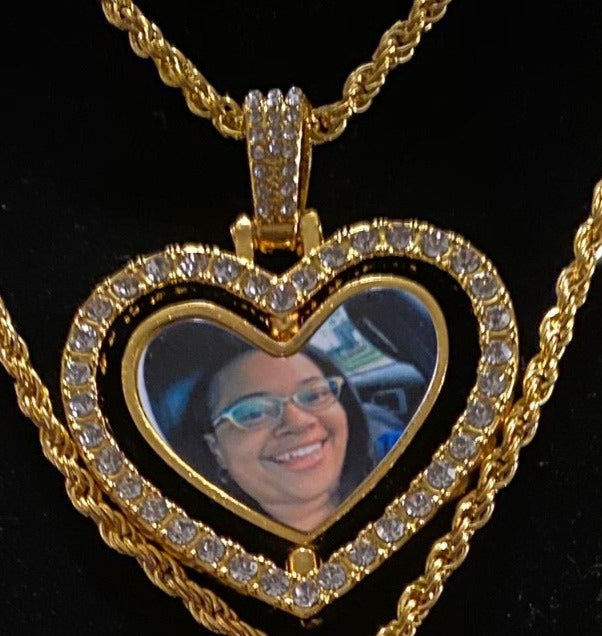 Rotating Double Sided Heart