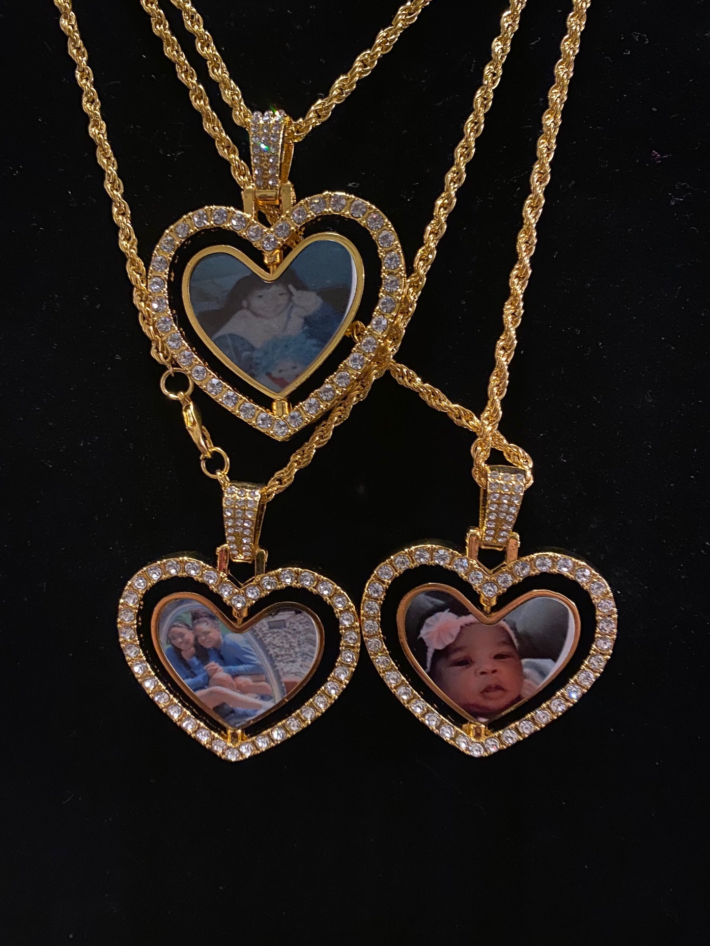 Rotating Double Sided Heart