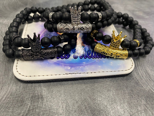 Men Beaded Bracelet Set