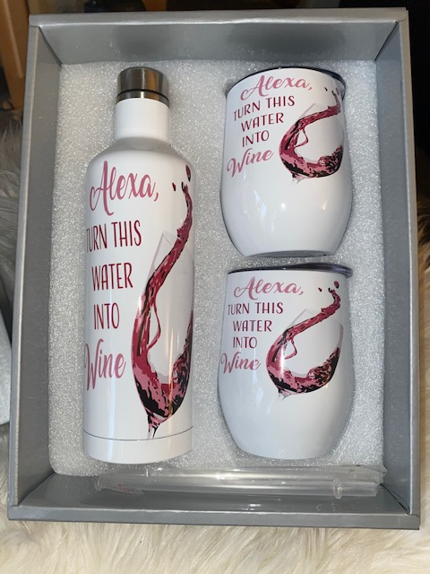 Stainless Steel Decanter Set