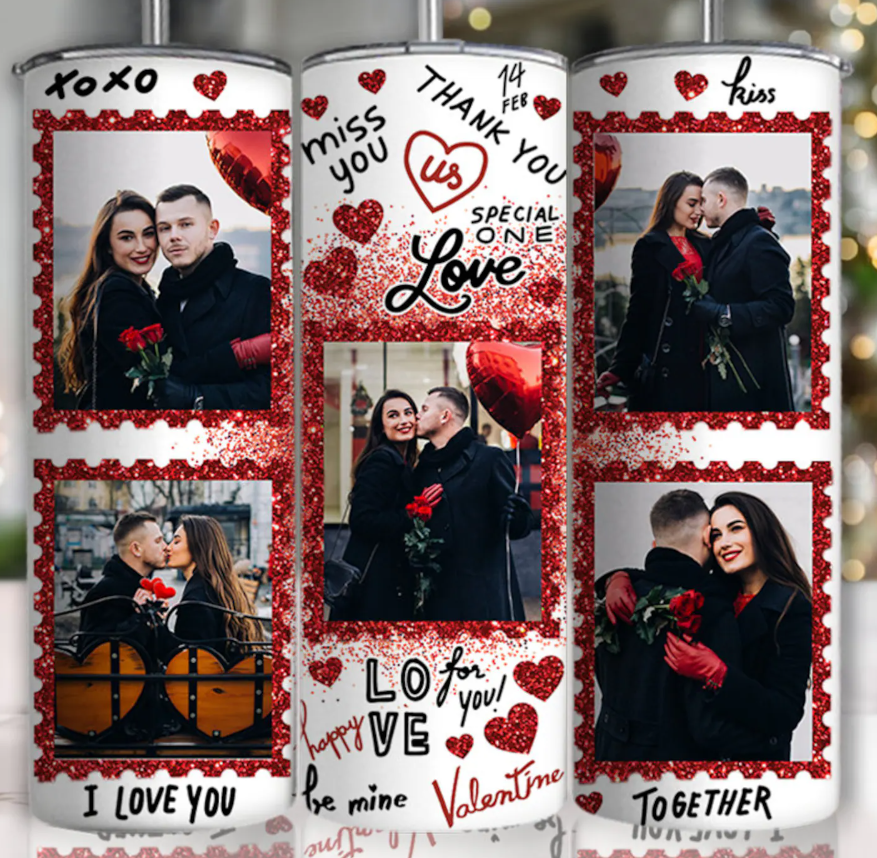 Valentine's Photo Tumbler
