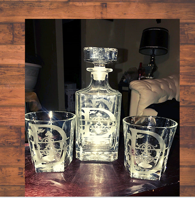 Glass Decanter Set